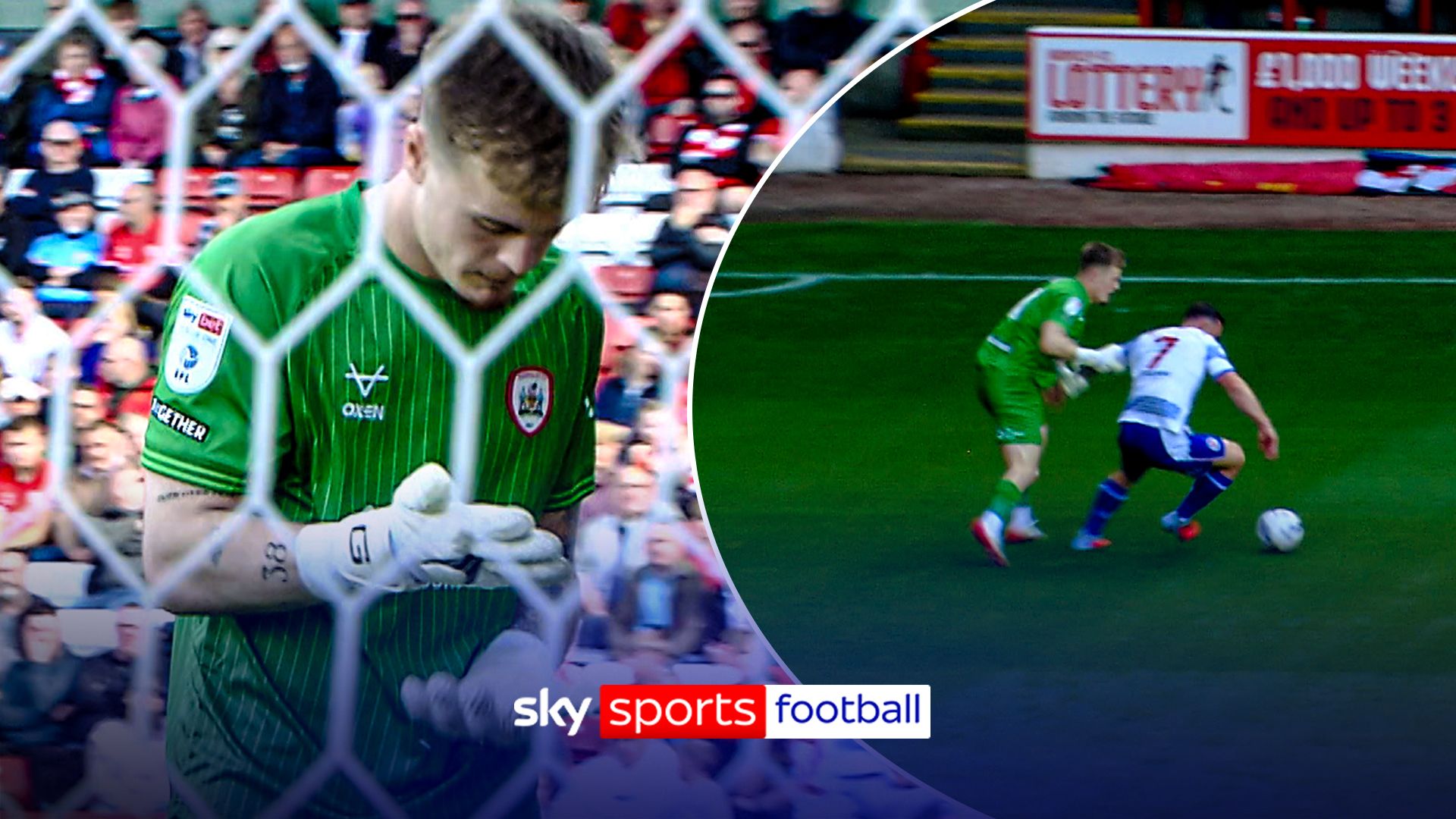 Barnsley fans look away... now! | Keeper red-faced after costly blunder