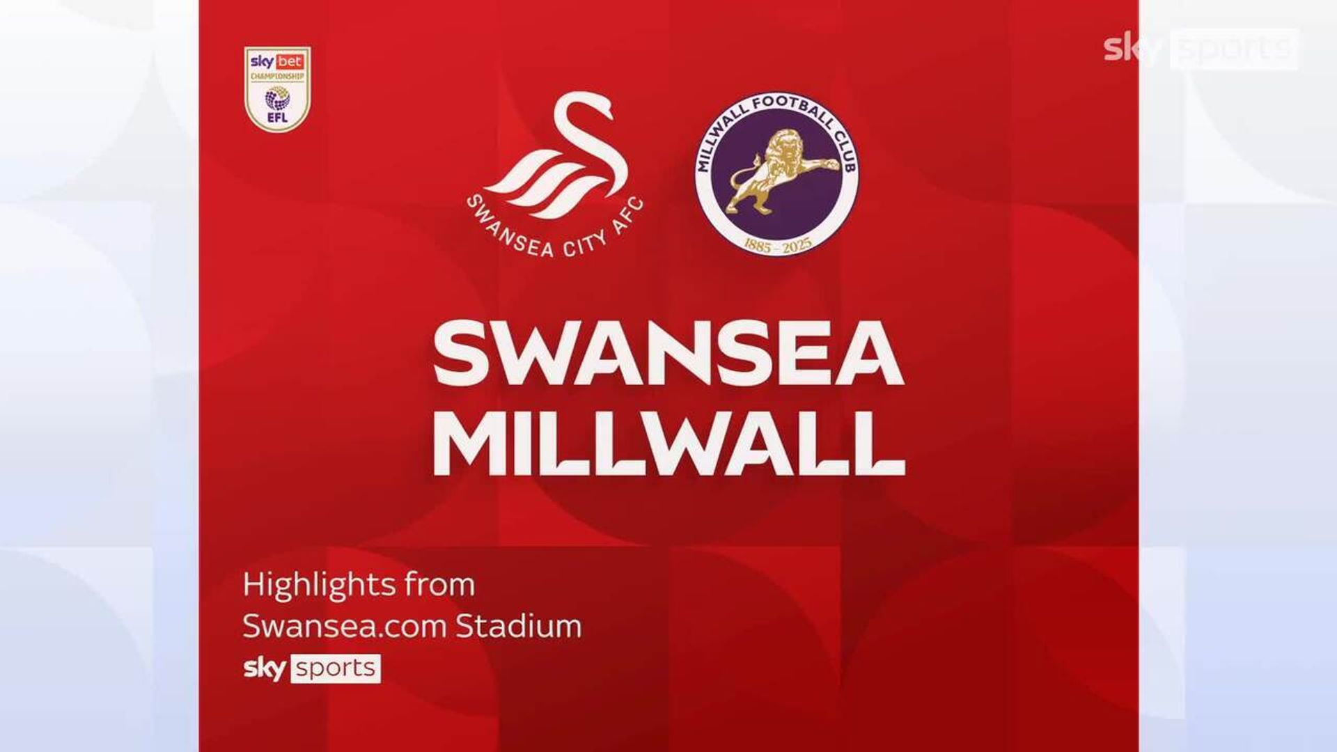 Swansea 1-1 Millwall