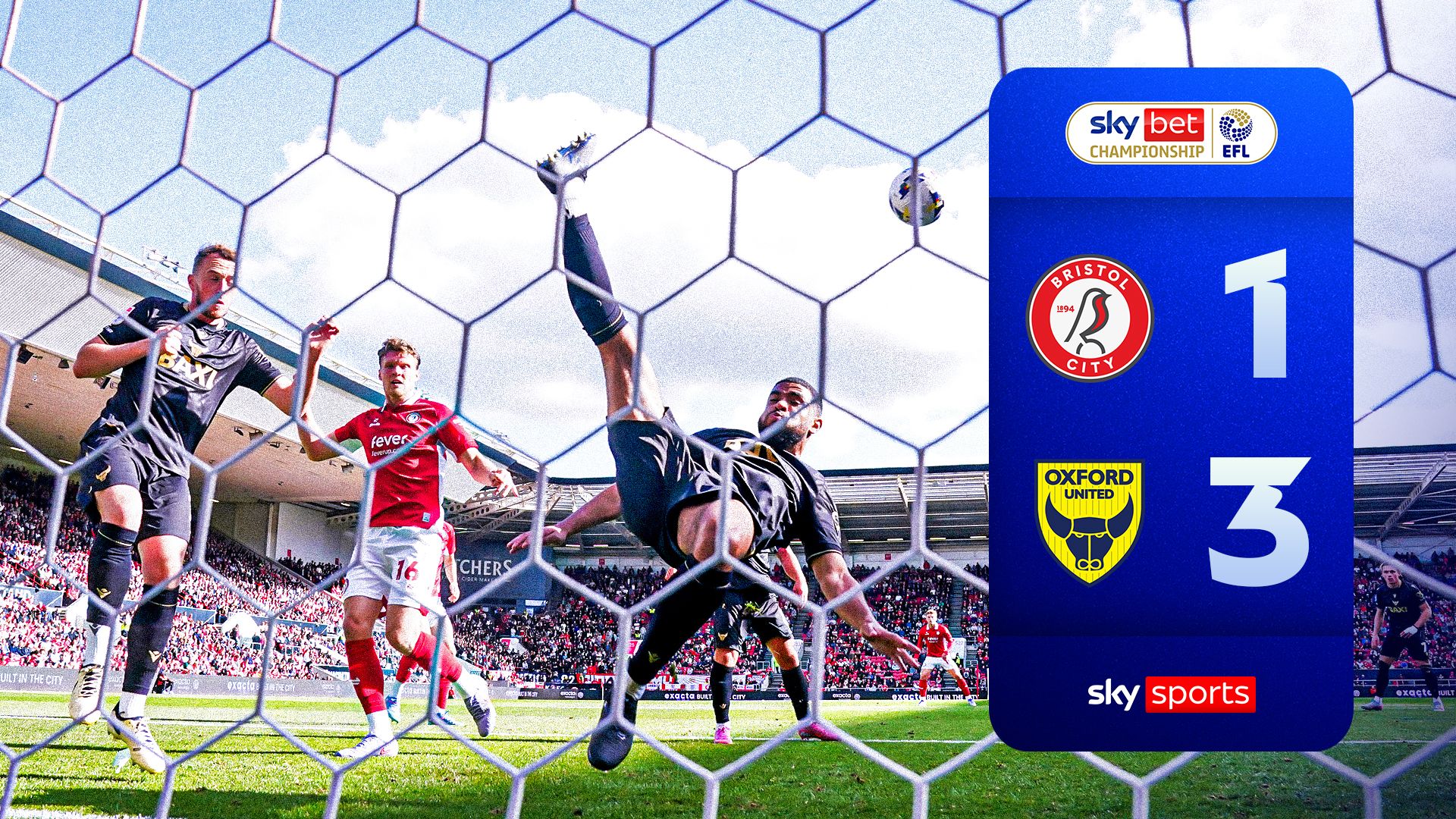 Bristol City 1-3 Oxford 