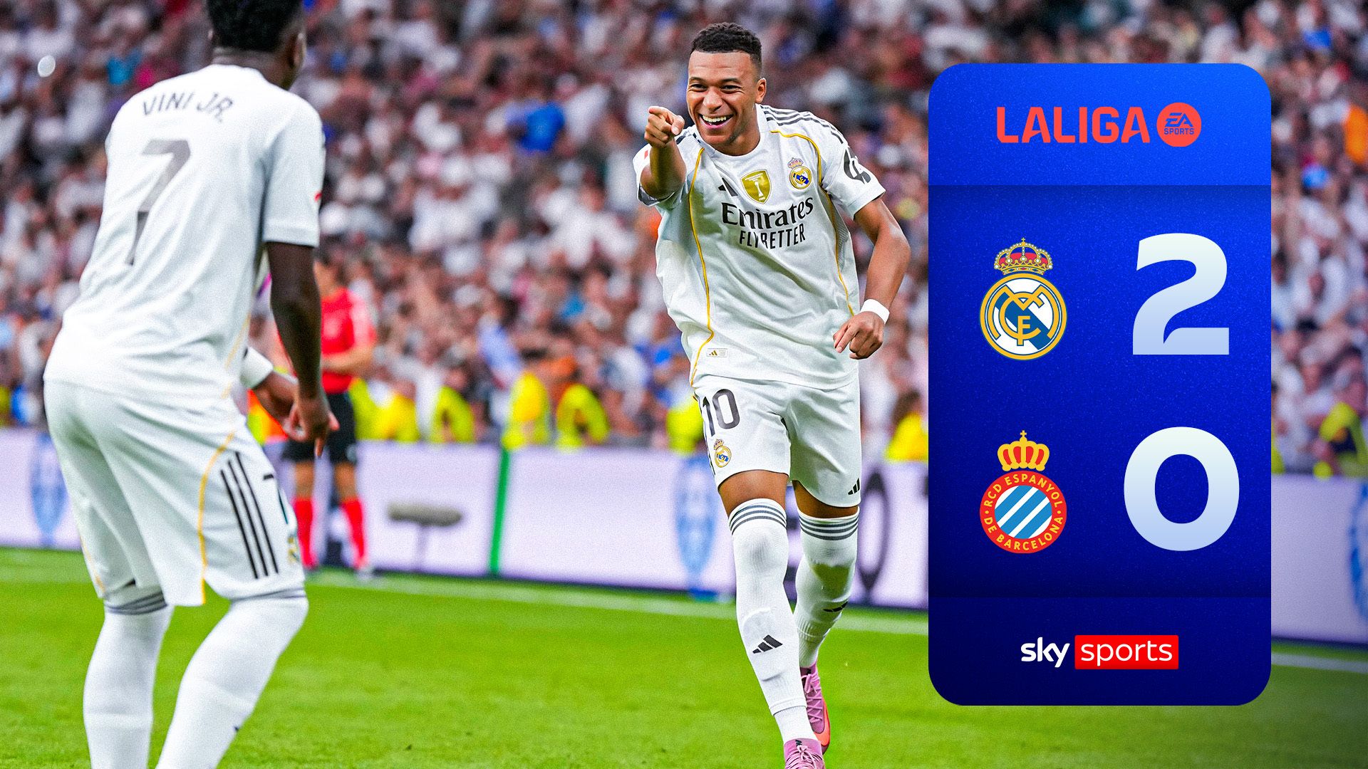 Highlights: Mbappe and Militao STUNNERS take Real Madrid to victory over Espanyol!