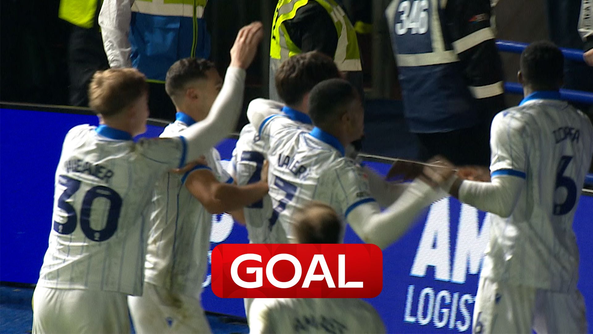 Stunning scenes! Youngster Brown puts Sheffield Wednesday ahead 