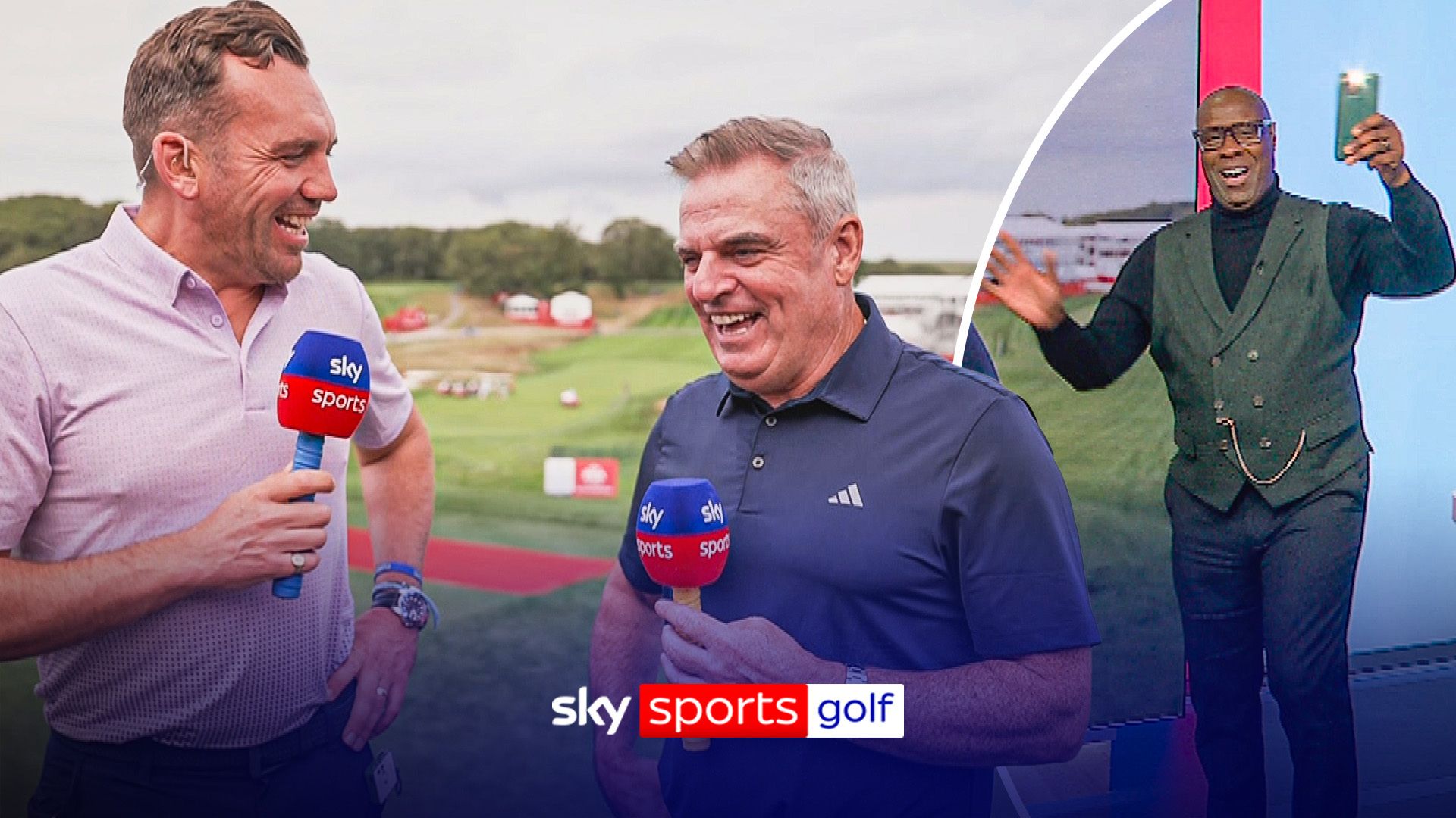 'Let's dance!' - Funny moment Bowie song interrupts Ryder Cup interview!