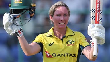 Beth Mooney scored 138 as Australia piled on 412 all out in a run-fest of an ODI series decider against India