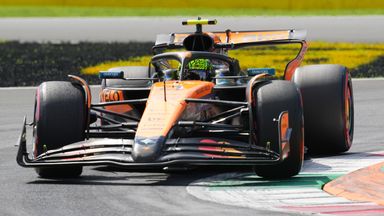 Lando Norris in action at the 2025 Italian Grand Prix