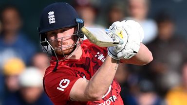 Jordan Cox hit 55 from 35 balls, including four sixes, as England sealed a T20I series win over Ireland