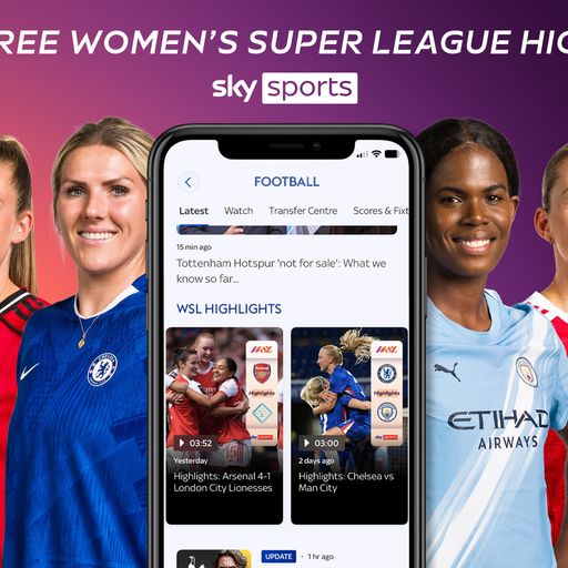 Watch FREE match highlights from every WSL game this season