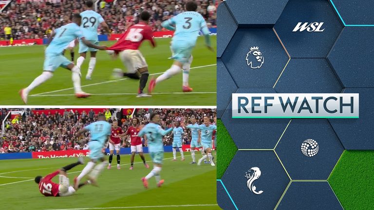 Speaking on Ref Watch, Dermot Gallagher give his opinion of the penalty incident between Amad Diallo and Jaden Anthony which proved to be the match-winning moment for Man Utd after Bruno Fernandes converted.