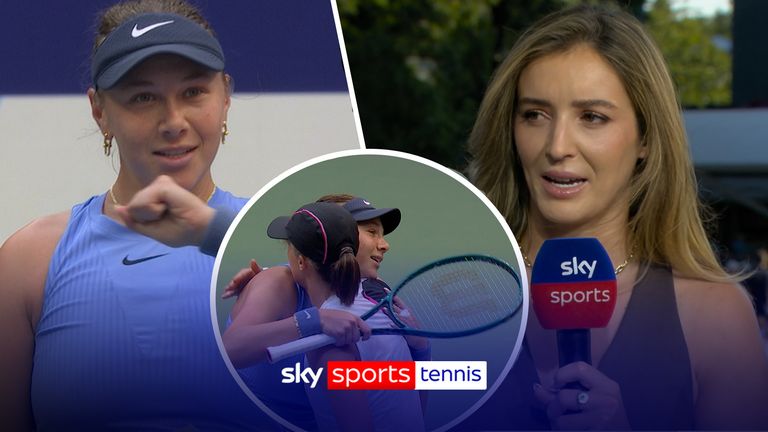 Laura Robson analyses Amanda Anisimova's quarter-final victory over Iga Swiatek as she reaches her first ever US Open semi-final and gave credit to her resilience to put on a performance like that. 
