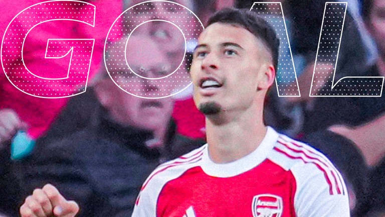 Arsenal vs Man City - Martinelli goal