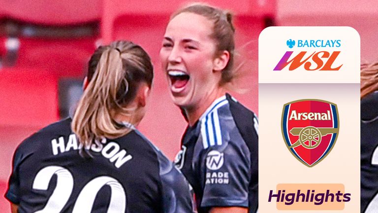 WSL - Arsenal vs Villa highlights