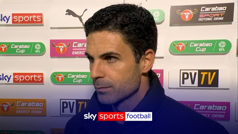 Arteta post Port Vale