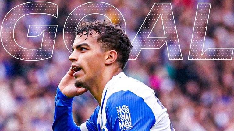 Ayari scores for Brighton against Spurs