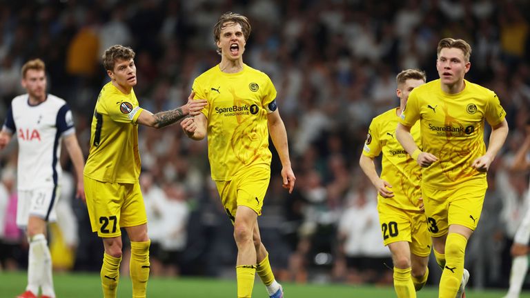 Ulrik Saltnes è diventato un giocatore importante per Bodo/Glimt e ha segnato contro Spurs nella Europa League della scorsa stagione