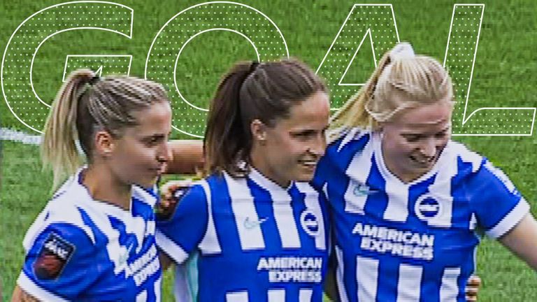 Brighton score fourth.