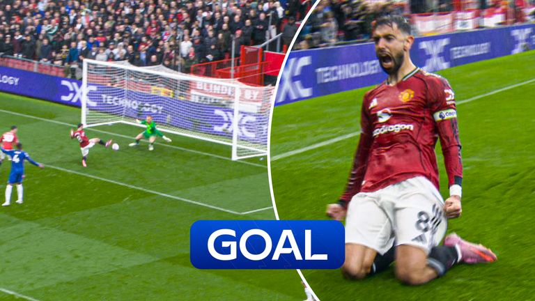 Bruno Fernandes scores.