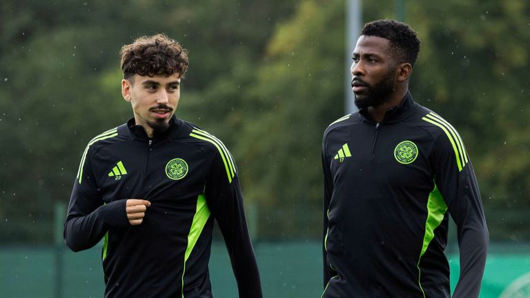 Sebastian Tounekti (left) signed on Deadline day with Kelechi Iheanacho joining Celtic as a free agent