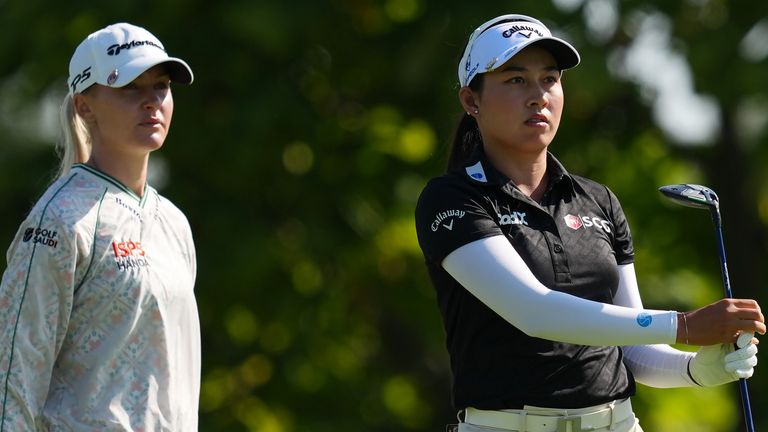 Hull leads world No 1 Thitikul on LPGA Tour with major stars chasing