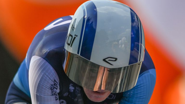 KRAKOW, POLAND ... AUGUST 28:.File photo dated August 10, 2025, shows Chris Froome of Great Britain