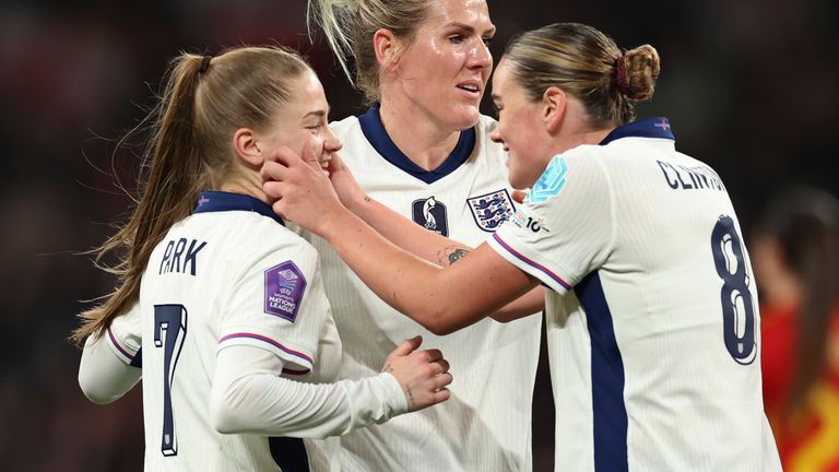 Grace Clinton and Jess Park were both a part of this summer's Euros winning England squad