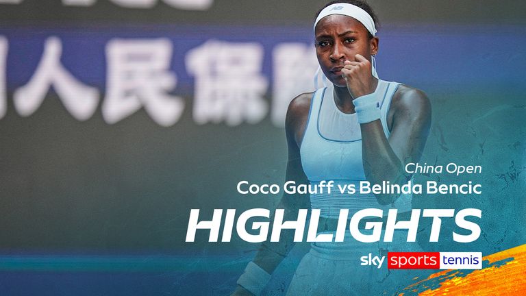 Gauff supera Bencic per rimanere sulla strada per difendere il titolo in Cina Open