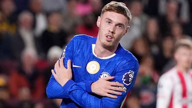 Cole Palmer equalises at Brentford