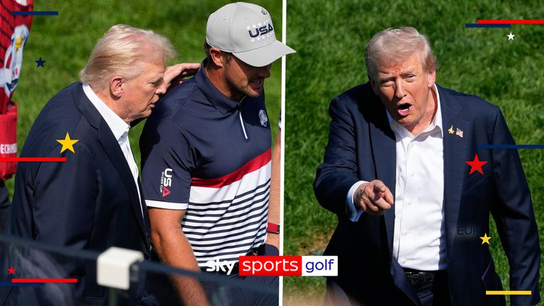 Ryder Cup, Bryson Dechambeau, Donald Trump