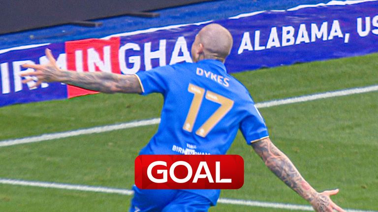 Dykes scores for Birmingham late on