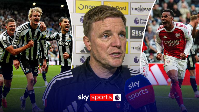 Newcastle contra Arsenal Eddie Howe Post Match