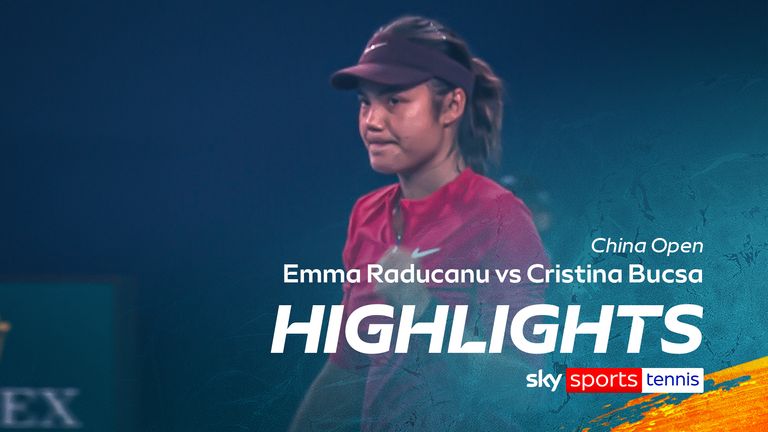 Emma Raducanu vs Cristina Bucsa | China Open highlights