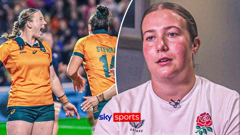 England's Talling talks about Australia.