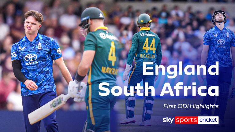 Highlights of the first ODI between England and South Africa at Headingly. 