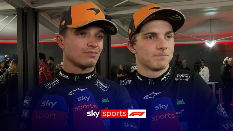 Oscar Piastri and Lando Norris react to a tough qualifying, which saw Piastri crash out of Q3 and Norris qualify seventh.