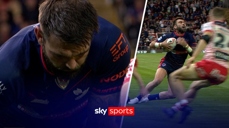 Leigh Leopards vs St Helens | Kyle Feldt given green card for simulation