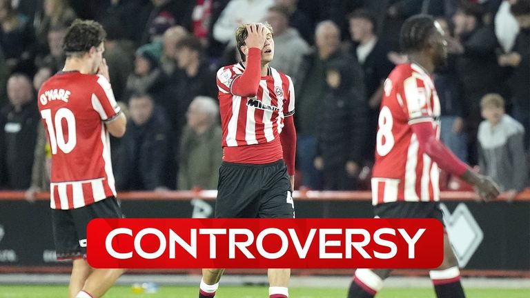 Sydie Peck saw his late goal for Sheffield United controversially disallowed as they fell to a home defeat against Southampton.