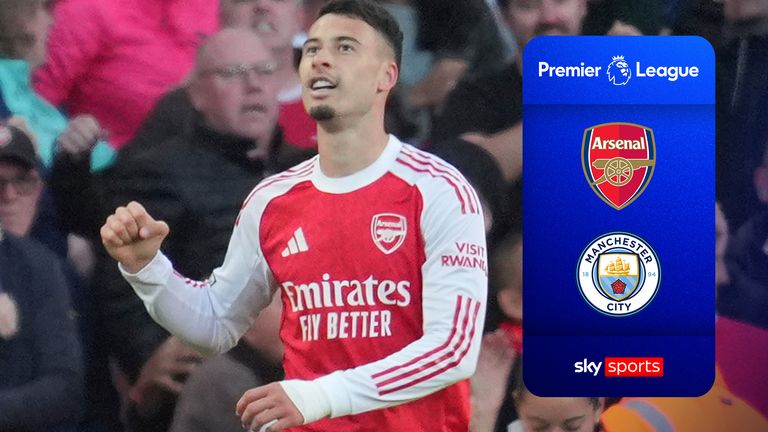 Highlights of Arsenal's Premier League match against Man City.