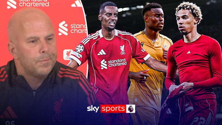 Arne Slot on Marc Guehi, Alexander Isak and Hugo Ekitike