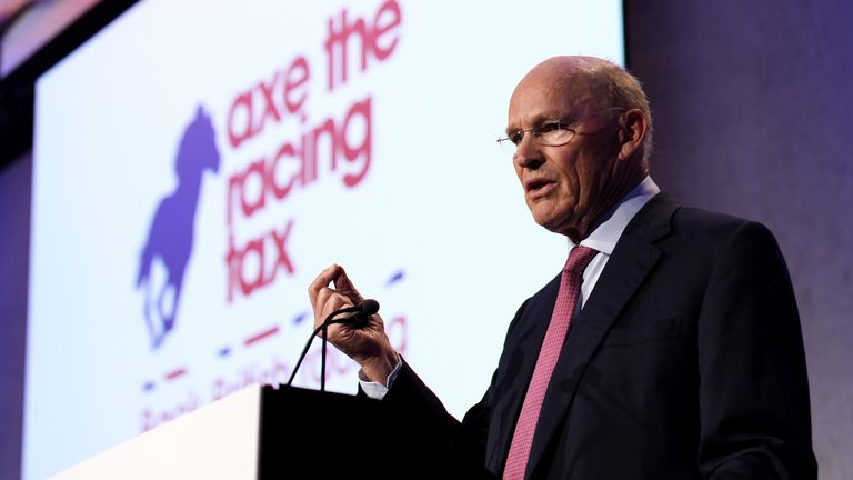 John Gosden was a speaker at the Queen Elizabeth II centre