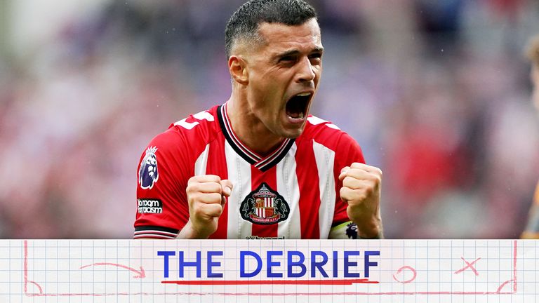 Granit Xhaka has been exceptional for Sunderland since his summer move from Bayer Leverkusen