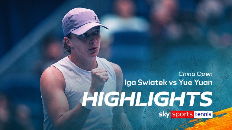 Iga Swiatek vs Yue Yuan | China Open highlights
