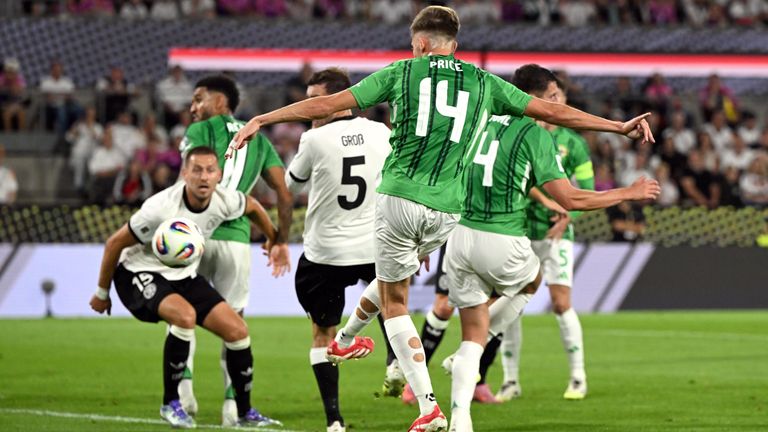 Isaac Price equalises for Northern Ireland