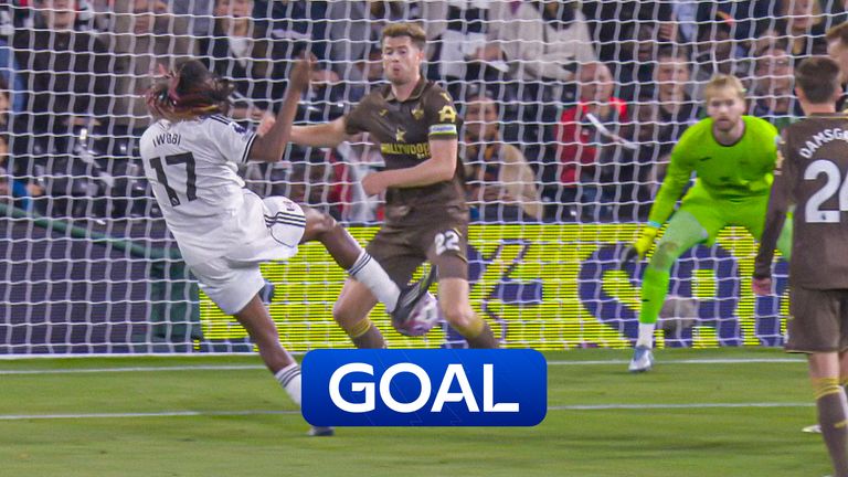 Iwobi cores for Fulham vs Brentford