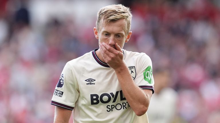 James Ward-Prowse è uno dei tanti giocatori del West Ham che hanno combattuto in questa stagione