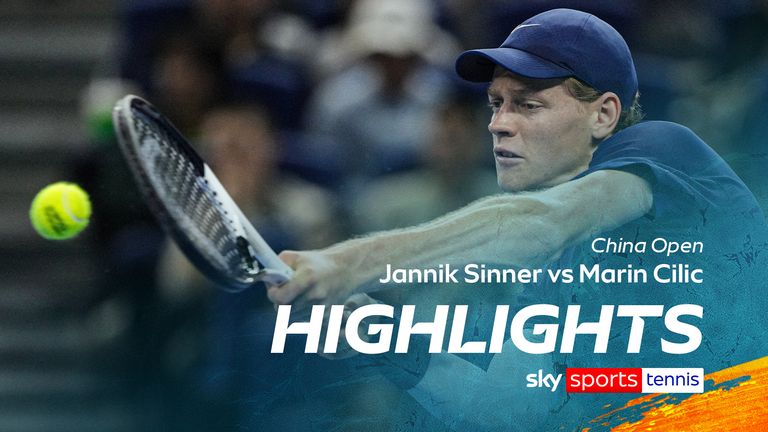 jannik sinner v marin cilic highlights