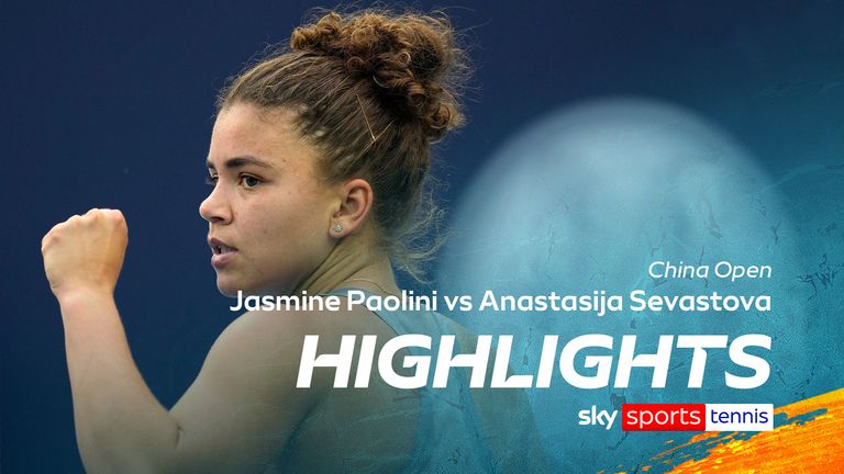 Jasmine Paolini at the China Open