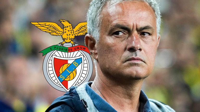 Jose Mourinho is wanted by Benfica following the sacking of Bruno Lage