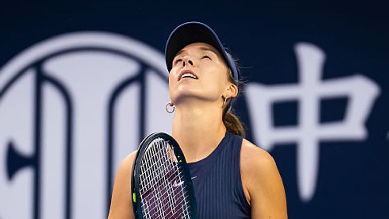 Katie Boulter was eliminated in the second round of the China Open after being defeated by American Amanda Anisimova.