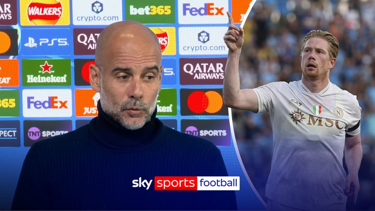 Manchester City vs Napoli: Pep Guardiola shares excitement on 'unique' Kevin De Bruyne reunion