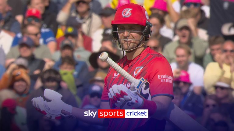 Liam Livingstone controversially given out on T20 Finals Day