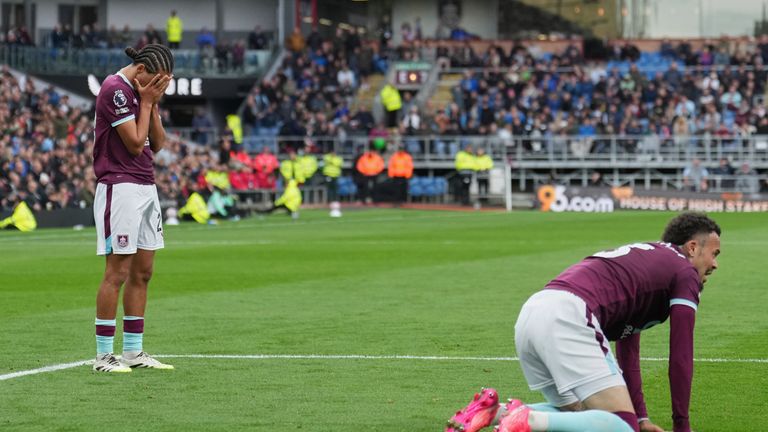 Burnley's Hannibal Mejbri could not believe his eyes