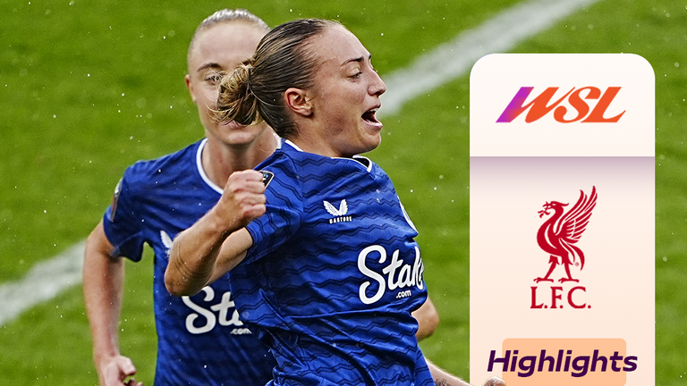 WSL - Liverpool vs Everton vertical highlights